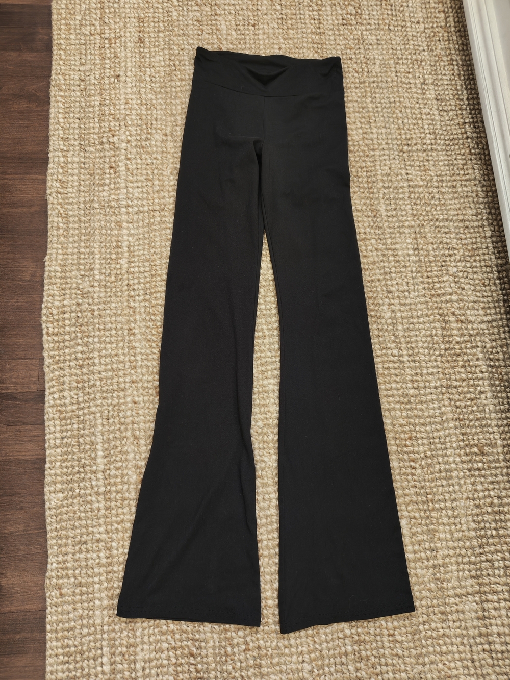 Streetwear Society Black Flared Yoga Pants